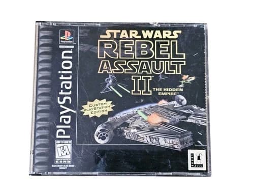 Star Wars Rebel Assault II 2 - The Hidden Empire PlayStation PS1 1996 Complete