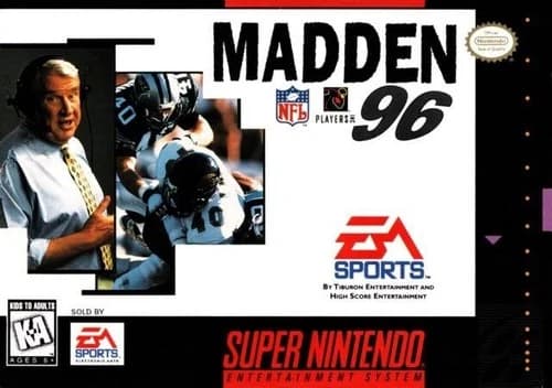 Madden NFL 96 - SNES Super Nintendo Game