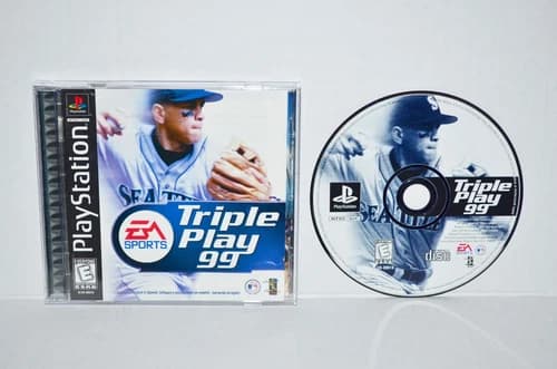Triple Play 99 (Sony PlayStation 1, 1998) Baseball PS1 PSOne PSX 2 3 CIB