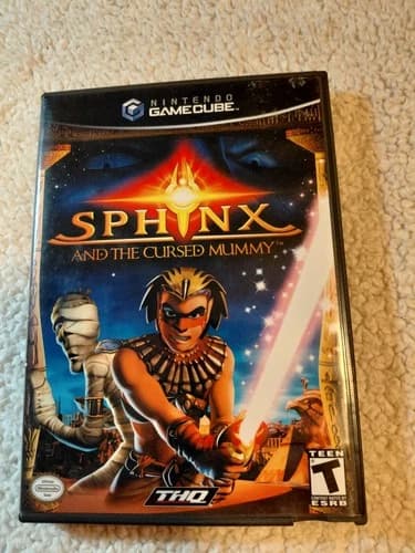 Sphinx and the Cursed Mummy, Nintendo GameCube 2003, Complete, CIB, Tested