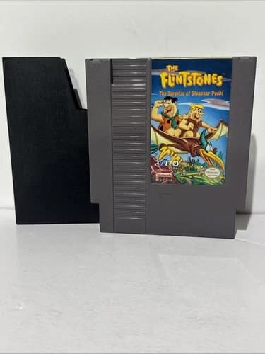 Flintstones: The Surprise at Dinosaur Peak (Nintendo NES) Cart Only Authentic VG