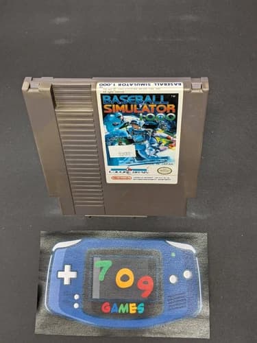 Baseball Simulator 1.000 (Nintendo Entertainment System, 1989) NES