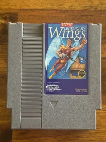 Legendary Wings Nintendo NES Cleaned/Tested