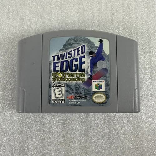 Twisted Edge Extreme Snowboarding (N64, 1998) Authentic TESTED FAST SHIPPED Z13