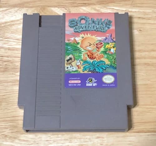 Bonk's Adventure (Nintendo NES, 1994) Authentic - Tested Working Clean *READ*