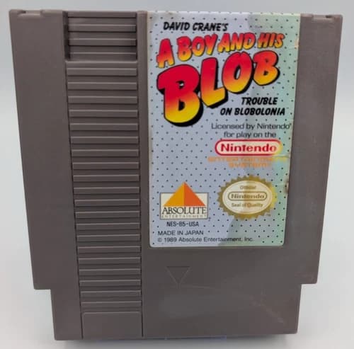 A Boy And His Blob: Trouble On Blobolonia (Nintendo NES, 1990) Authentic Tested