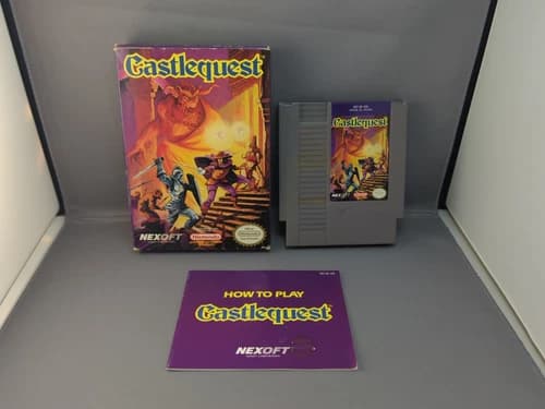 * Castlequest Complete (Nintendo NES) Missing Styrofoam