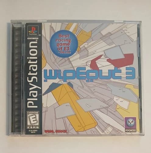 Wipeout 3, Complete In Box (Sony PlayStation 1, 1999) PS1 CIB, FREE Ship