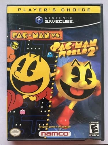 Pac-Man Vs. Pac-Man World 2 Nintendo GameCube! Great Condition! Read Desc!