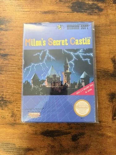 Milon's Secret Castle Nintendo entertainment system CIB