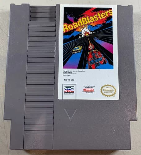 Tested Works 1990 Nintendo NES RoadBlasters Video Game Cartridge Only NES-VE-USA