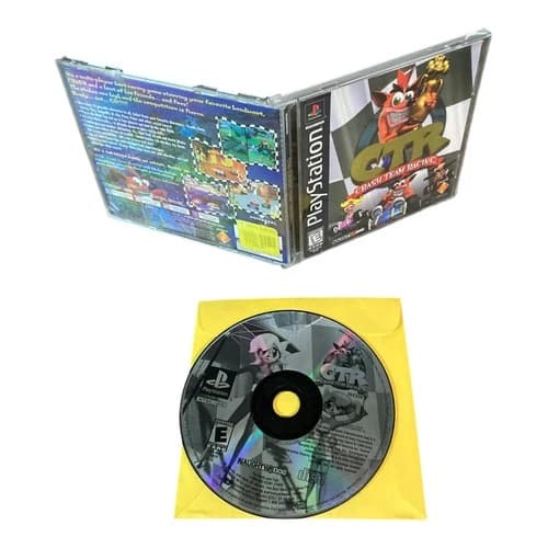 Sony PlayStation 1 PS1 CIB COMPLETE TESTED CTR Crash Team Racing X