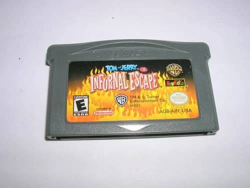 Tom & Jerry Infurnal Escape (Nintendo Game Boy Advance GBA) Original Game