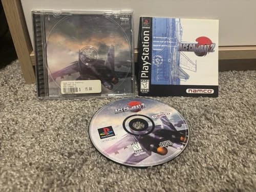 Ace Combat 2 (Sony PlayStation 1 PS1) Complete CIB - Tested - Authentic