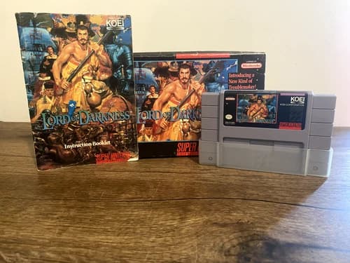 Lord of Darkness (Super Nintendo SNES, 1994) Complete CIB