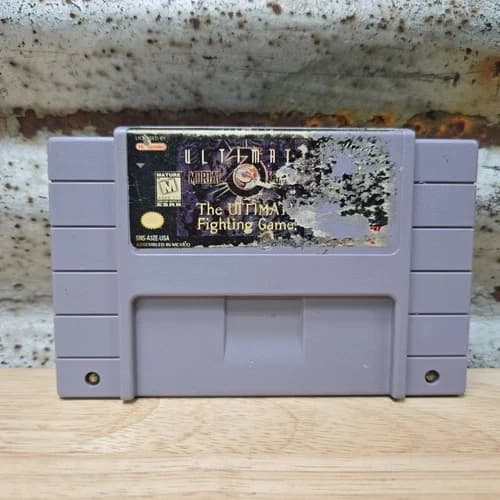 Ultimate Mortal Kombat 3 Super Nintendo SNES 1995 Authentic TESTED & WORKING