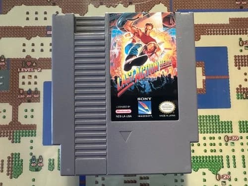 NES Nintendo Last Action Hero Cart GENUINE AUTHENTIC TESTED Rare!