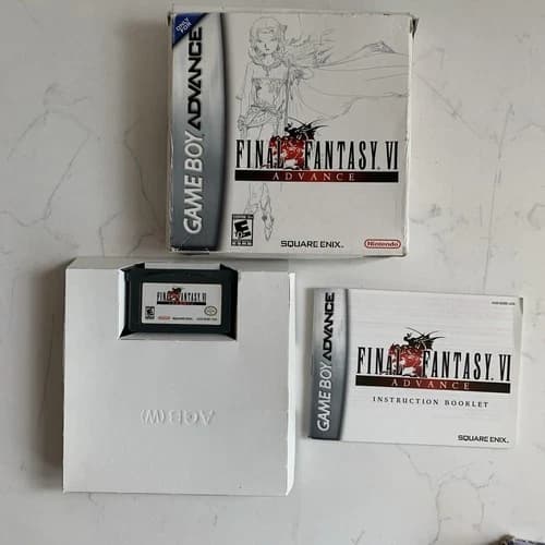 Final Fantasy VI Advance Nintendo GBA Game Boy Advance 2007 CIB tested