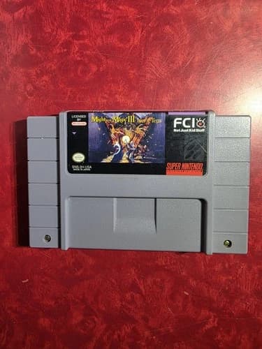 FCI Might and Magic III Isles of Terra Super Nintendo SNES NTSC-U/C Authentic