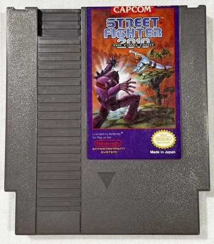 Street Fighter 2010: The Final Fight (Nintendo NES, 1990) Authentic - Tested!