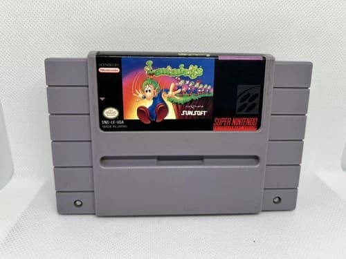 Game Only Lemmings Super Nintendo SNES