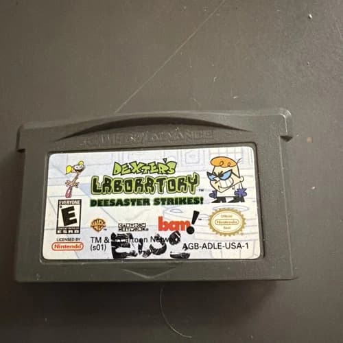 Dexter's Laboratory: Deesaster Strikes Nintendo Game Boy Advance USA-1 Version