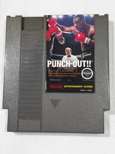 Mike Tyson's Punch-Out!! (Nintendo NES, 1987) Authentic - Tested & Working!