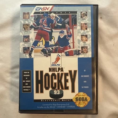 NHLPA Hockey '93 Sega Genesis
