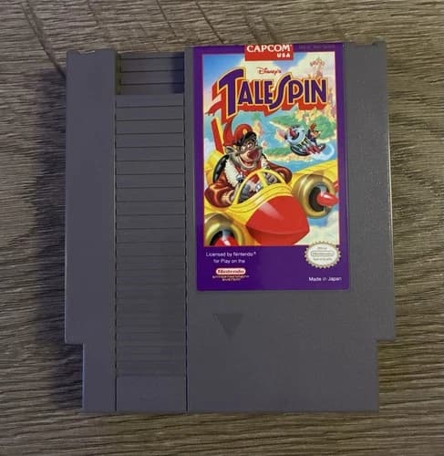 Tale Spin Nintendo NES Game Cartridge Cleaned & Tested