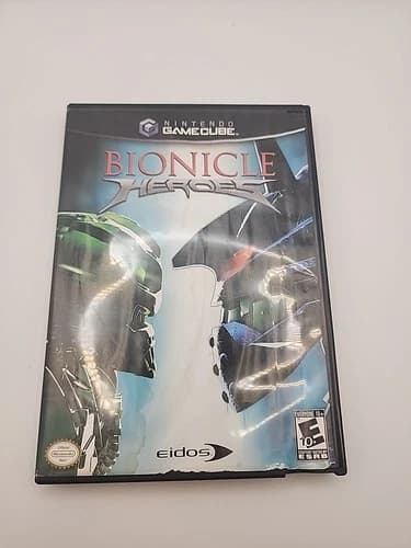 Bionicle Heroes (Nintendo GameCube, 2006) CIB COMPLETE W Manual