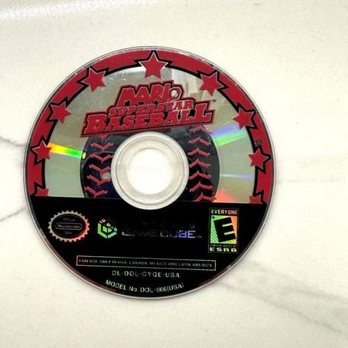Mario Superstar Baseball GameCube DISC ONLY Tested & Working Nintendo GC