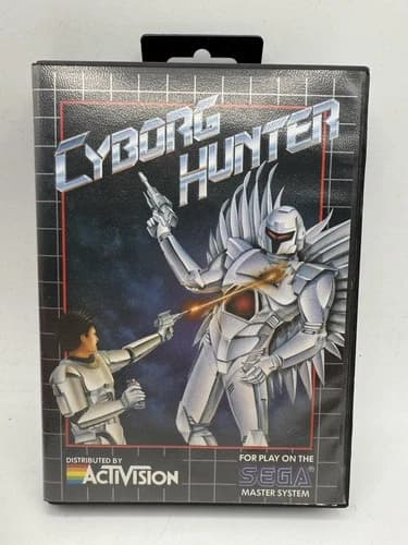 Cyborg Hunter Sega Master System 1988 CIB Complete. Excellent Shape