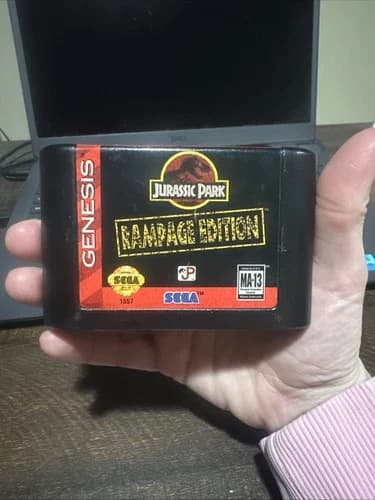 Sega Genesis Game Only Jurassic Park Rampage Edition