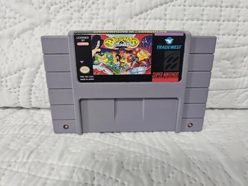 Battletoads Battlemaniacs Super Nintendo SNES Tested - Authentic Cart Only