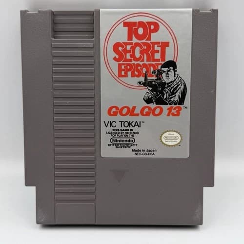 Golgo 13 Top Secret Episode - Nintendo Entertainment System NES - Game Cart Only