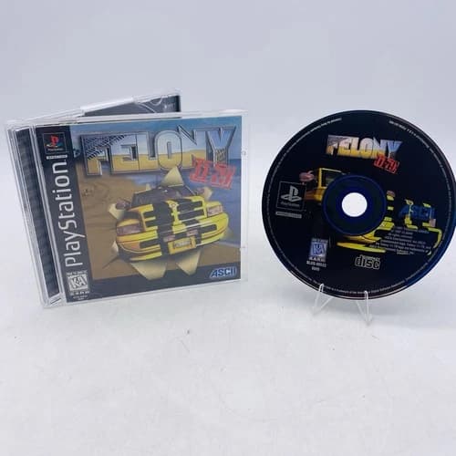 Felony 11-79 Black Label PlayStation 1 PS1 Complete In Box Tested CIB PS1