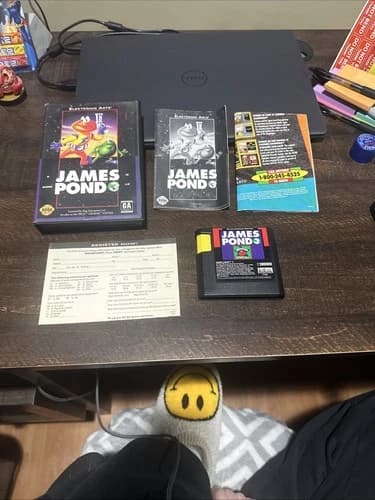 Sega Genesis Game James Pond 3 Operation Starfish CIB Complete In Box A