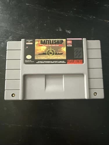 Super Battleship Super Nintendo SNES. Working.