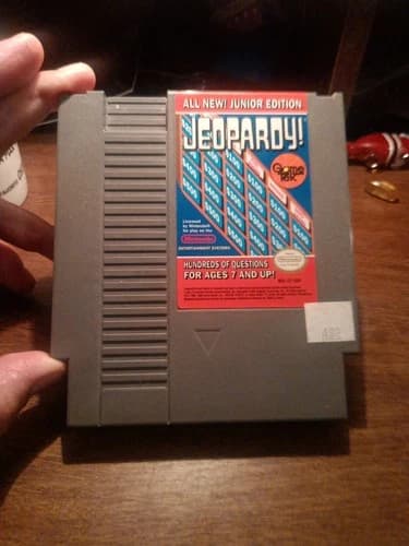 Jeopardy! Junior Edition (Nintendo NES, 1989) Cartridge Only