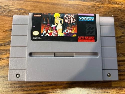 Cool World (Super Nintendo, 1993) Authentic SNES Cart Only