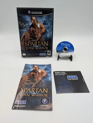 Spartan: Total Warrior (Nintendo GameCube, 2005) Complete With registration