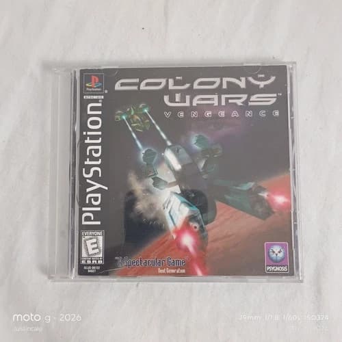 Colony Wars: Vengeance (Sony PlayStation 1, 1998) PS1 CIB Complete w/ Manual