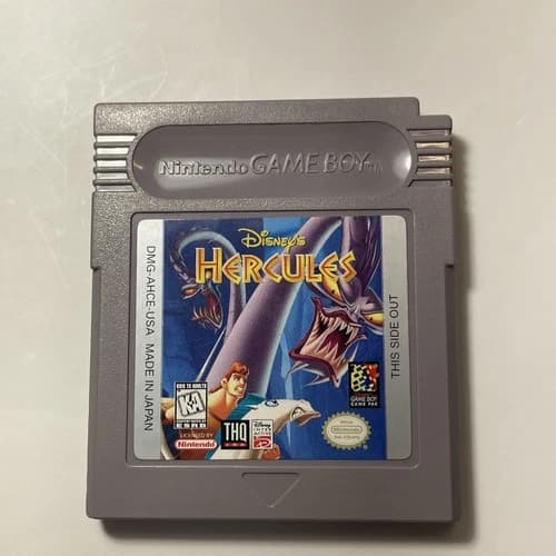 Hercules Disney's (Nintendo Gameboy, 1994) Loose Cartridge - Tested & Working