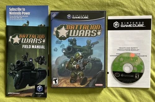 Battalion Wars (Nintendo GameCube, 2005) CIB - Complete w/Manual - Tested
