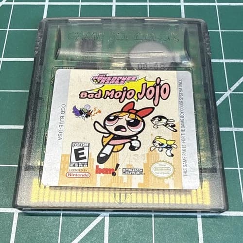 Powerpuff Girls: Bad Mojo Jojo (Nintendo Game Boy Color) Authentic Tested Works