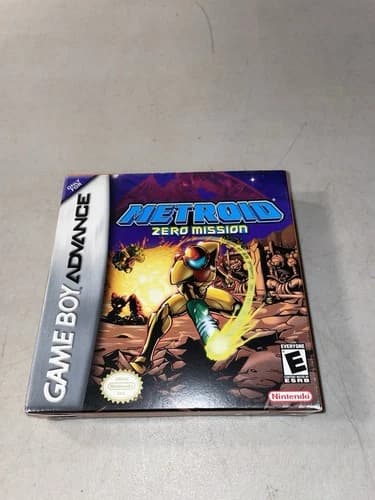 Metroid: Zero Mission GBA Nintendo Game Boy Advance 2004 Complete Box CIB