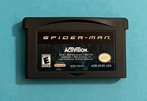 Spiderman 2 Gameboy Advance GBA - Tested & Working - Cartridge ONLY