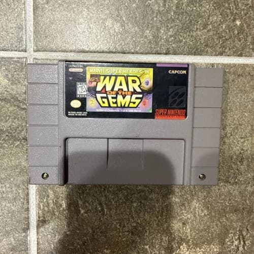 Marvel Super Heroes in War of the Gems SNES Super Nintendo - Cartridge Only