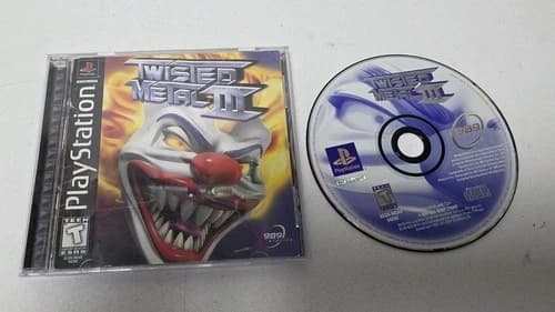 Twisted Metal III 3 (Sony PlayStation 1 PS1, 1998) Black Label CIB