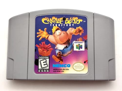 Charlie Blasts Territory (Nintendo 64 N64, 1999) *Cart Only* Authentic Tested!